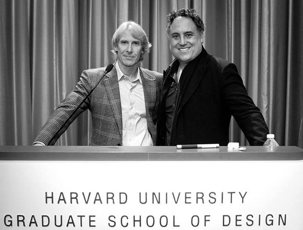 Transformers 4 Age Of Extinction   Images Of Michael Bay And Architect Chad Oppenheim At Harvard University  (1 of 4)